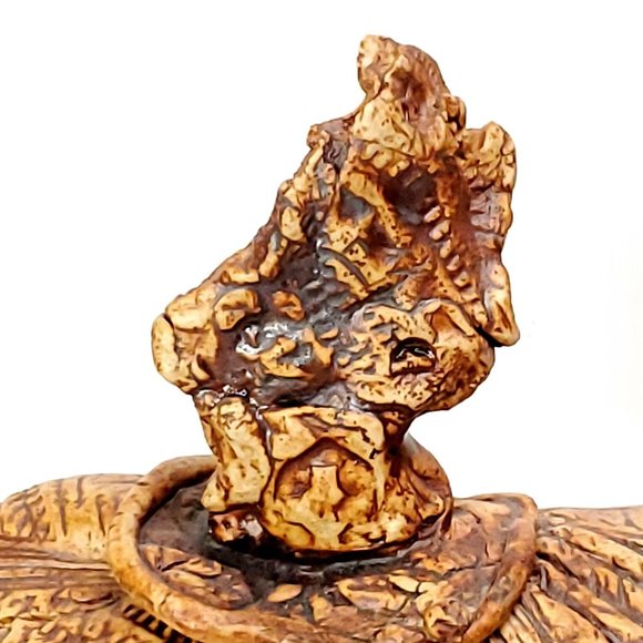 OOAK Elephant Teapot hand made slab built pottery - Picture 4 of 9